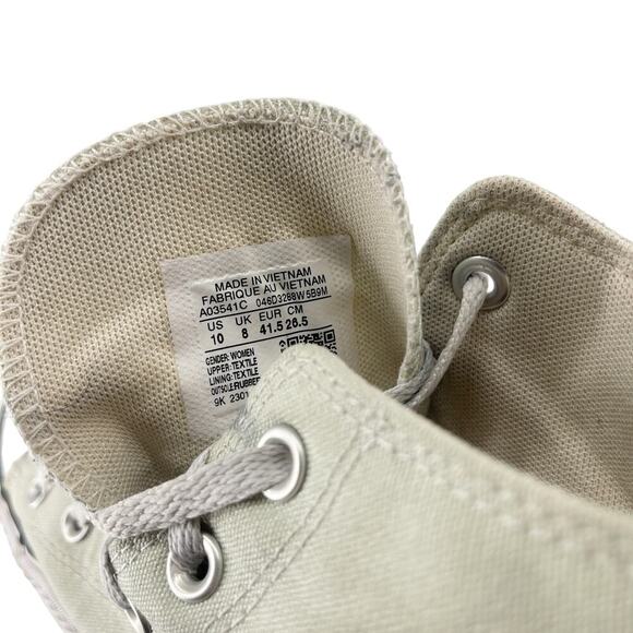 Converse Chuck Taylor All Star Lift Platform Sneakers Sage Green Women’s 10 - Picture 8 of 10